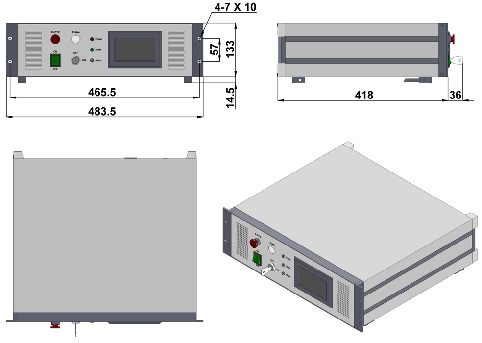 Power Supply (PSU-AOM 3U)