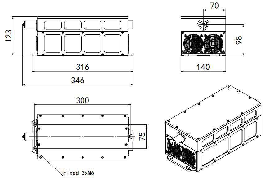 MIL-W-2124 Laser Head