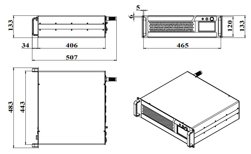 FL-785-SLM Laser Head (Fundamental Frequency)