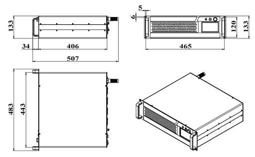 FL-775-LN-L Laser Head (Fundamental Frequency)