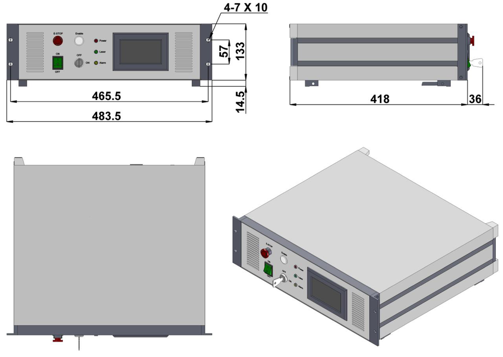 AO-DF-496 Power Supply (PSU-AOM 3U)