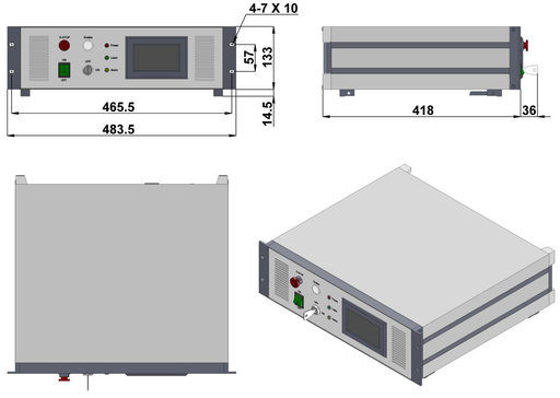 EO-XS-1064 Laser Head