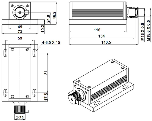 MLL-III-946 Laser Head