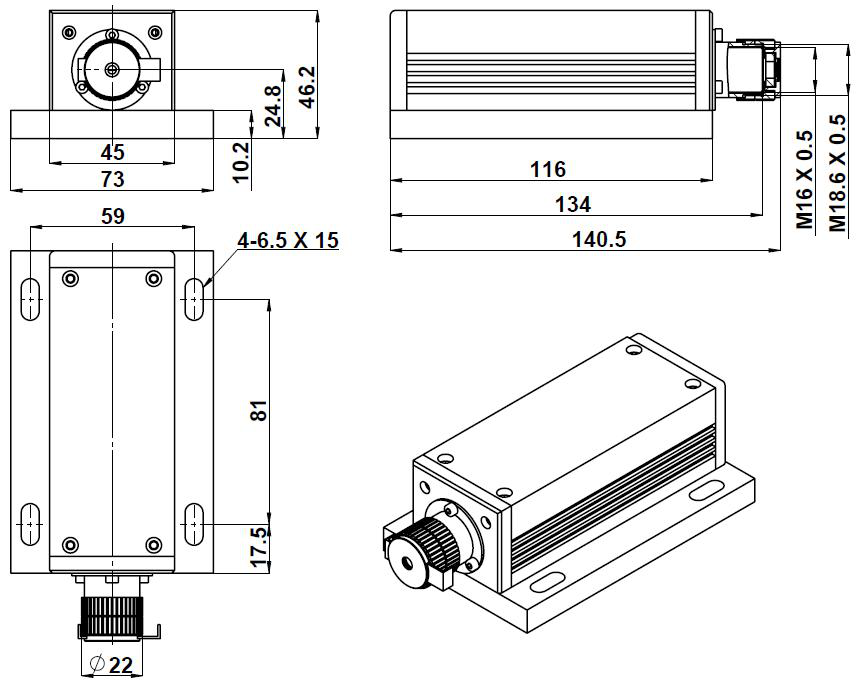 MLL-III-946 Laser Head