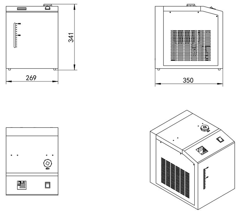 MGL-DF-501 Water Chiller (WCH-600)