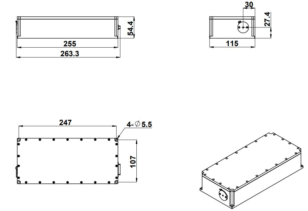 MGL-FN-556-AOM Power Supply (PSU-H-FDA-AOM)