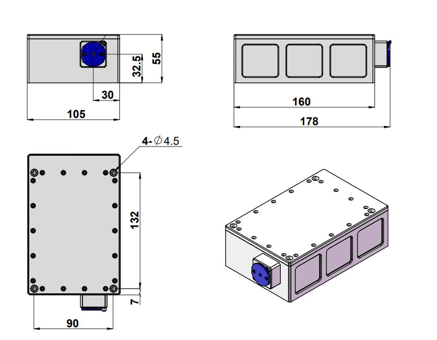 UV-FN-304 Laser Head