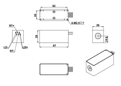 OEM-S-577-MD OEM-S-545-MD Laser Head