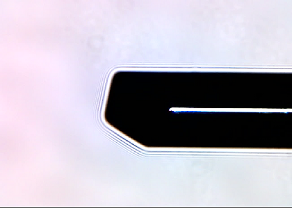 Oblique Wedge Lensed Fibers