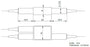 PBC-780/793/810 nm Polarization Beam Combiner/Splitter package dimensions