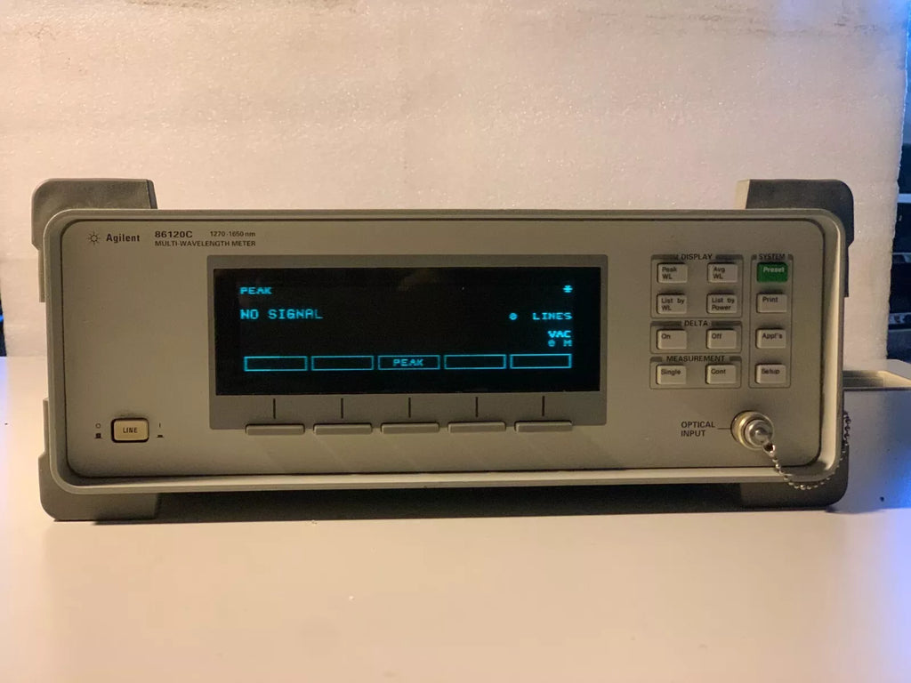 Transmission Wavemeter Rmt Agilent 86120C MULTI-WAVELENGTH METER Wavemeter — HJ Optronics, Inc.