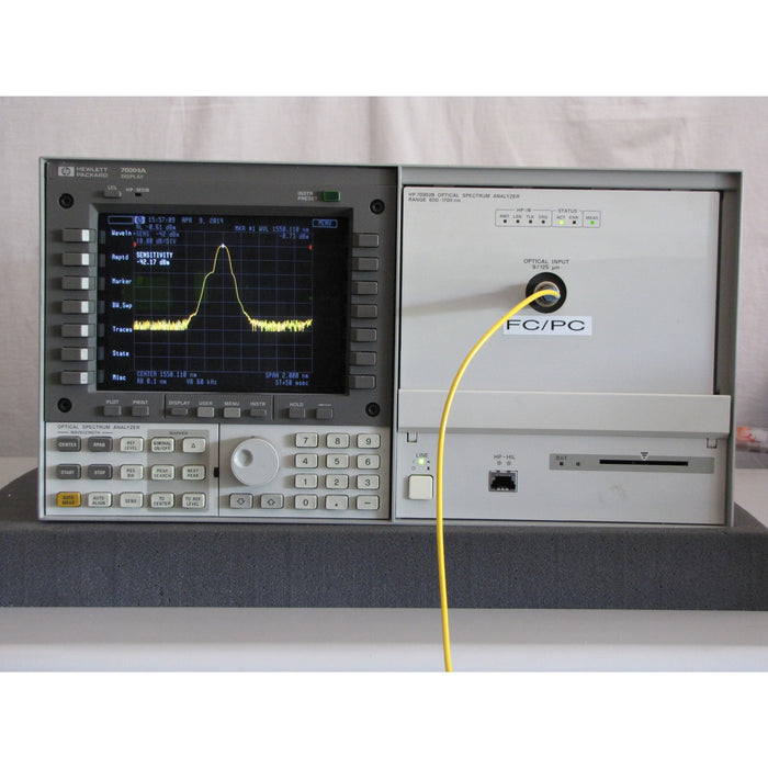 HP 70952B + 70004A Optical Spectrum  Analyzer
